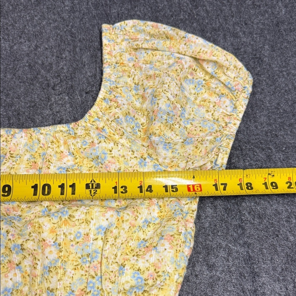 American Eagle Outfitters Yellow Floral Blouse - Picture 5 of 5